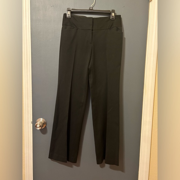 Express Women’s Editor Suit SZ 4s Pant And 0 Blazer One Button Black Lined prom - Picture 2 of 10